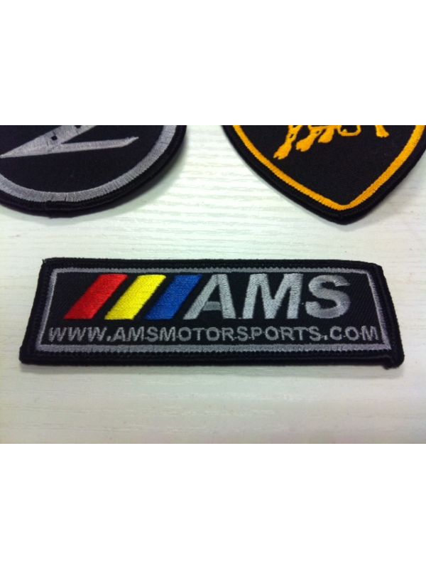 AMSMOTORSPORTS IRON ON PATCH